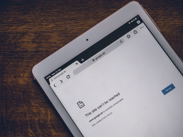 iPad showing loading screen