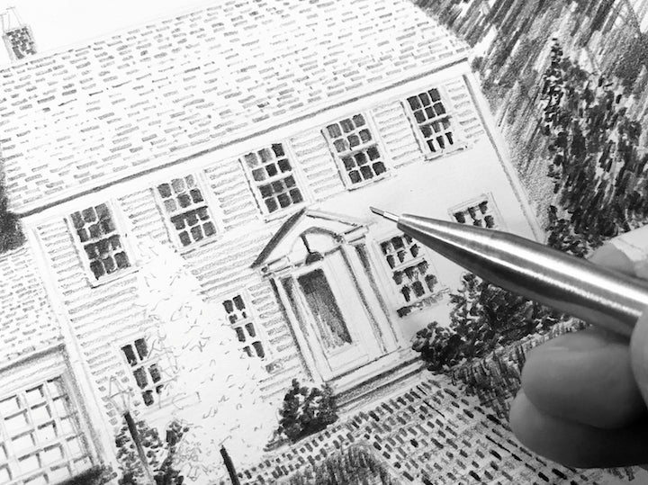 Drawing with the Broad Side of a Mechanical Pencil