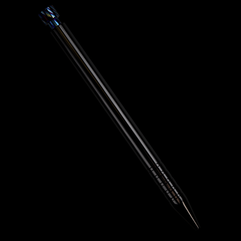 Zirconium Pencil with Titanium Damascus Knock