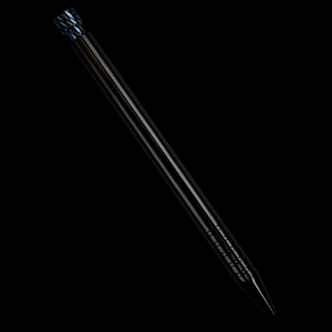 Zirconium Pencil with Titanium Damascus Knock