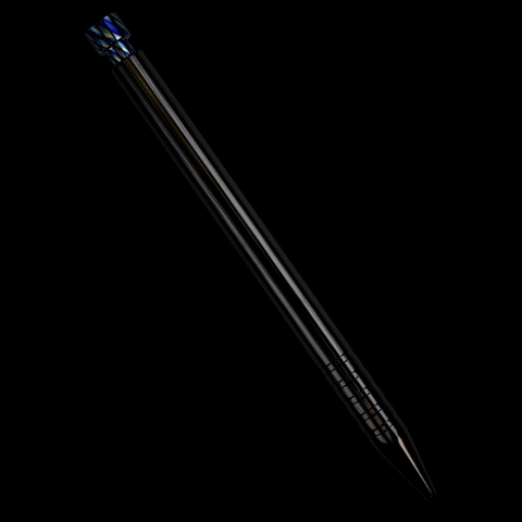 Zirconium Pencil with Titanium Damascus Knock