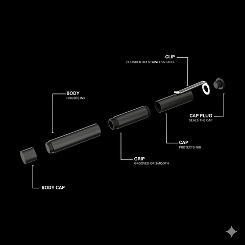 Aluminum Modern Fuel Fountain Pen Anodized Color Edition