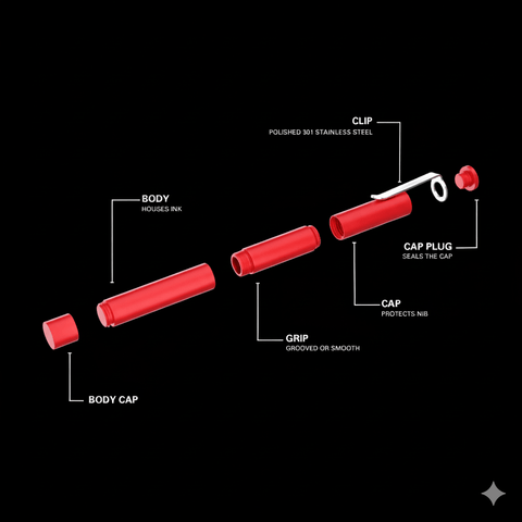 Aluminum Modern Fuel Fountain Pen Anodized Color Edition