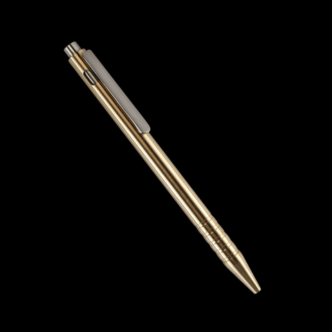 ADJUSTABLE BOLT ACTION PEN WITH CLIP