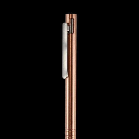 ADJUSTABLE BOLT ACTION PEN WITH CLIP
