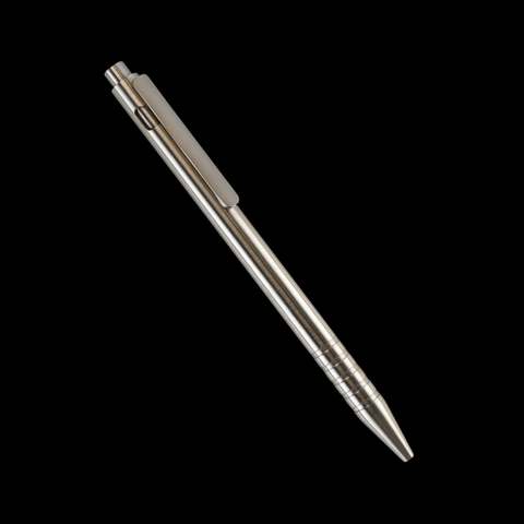ADJUSTABLE BOLT ACTION PEN WITH CLIP