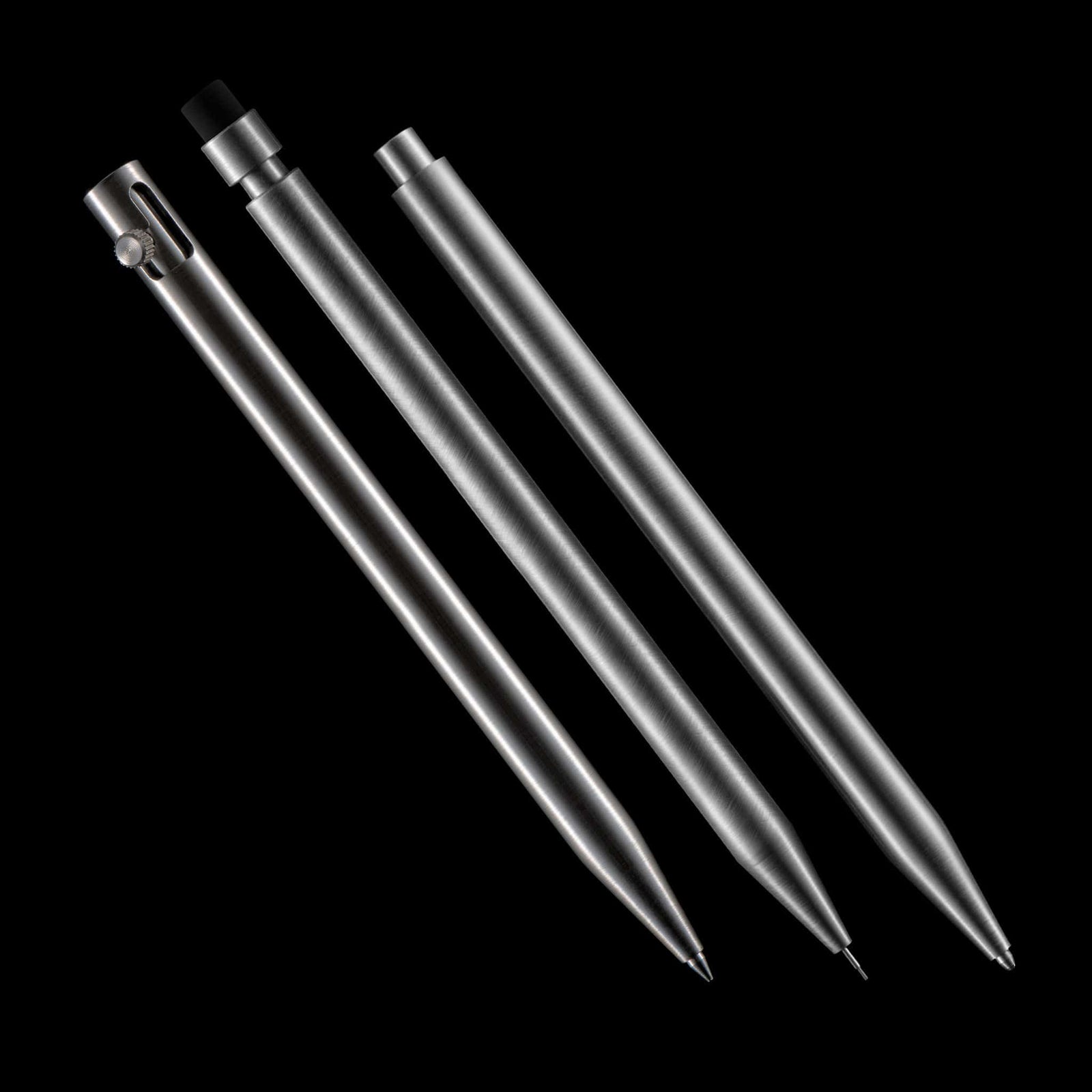 Bolt Action + Pencil + Pen